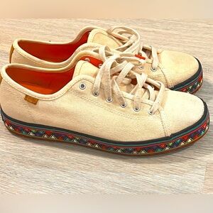 Keds Women's Cream Canvas Sneakers